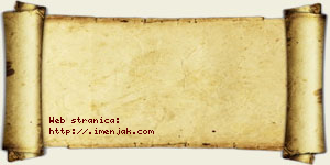 Una Jevčić vizit kartica